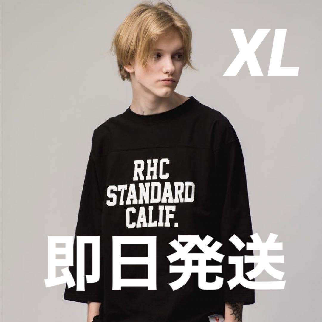 RHC スタンダードカリフォルニア 別注 Football T BLACK XL
