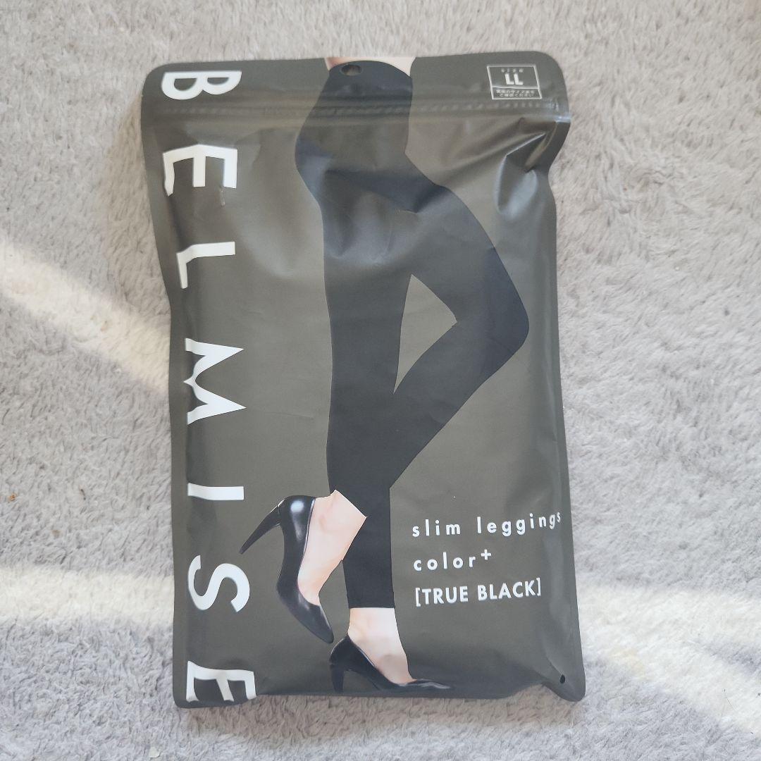 BELMISE TRUE BLACK スリムレギンス BELMISE ベルミス スリムレギンス カラープラス トゥルーブラック