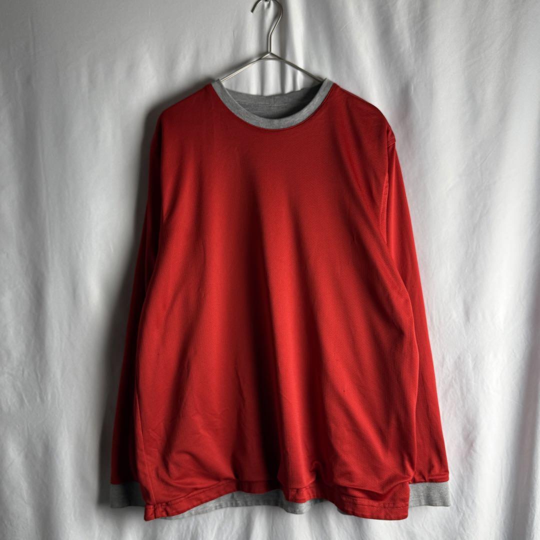 00s NIKE ダブルフェイス リバーシブル カットソー L-XL