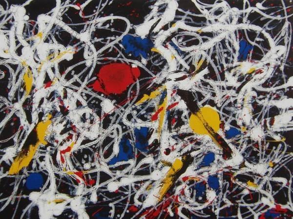 POLLOCK、No 151948:RedGrayWhiteYellow