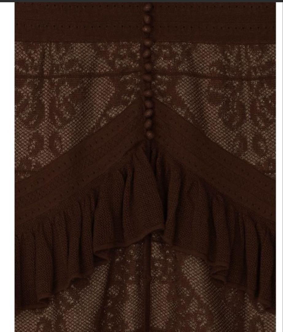 ワンピース UND SWITCH FLARE KNIT DRESS