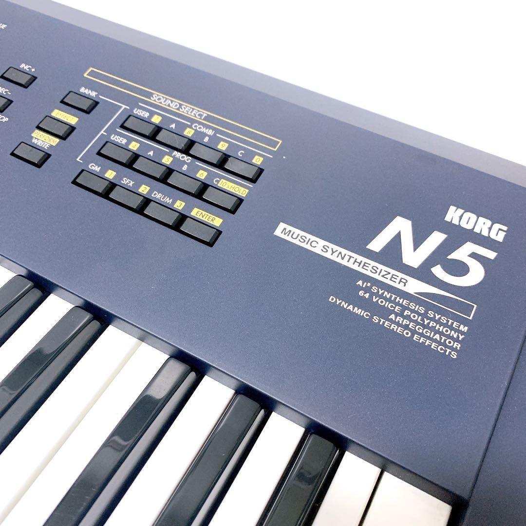 良品】KORG コルグ N5 シンセサイザー 61鍵盤 楽器・機材