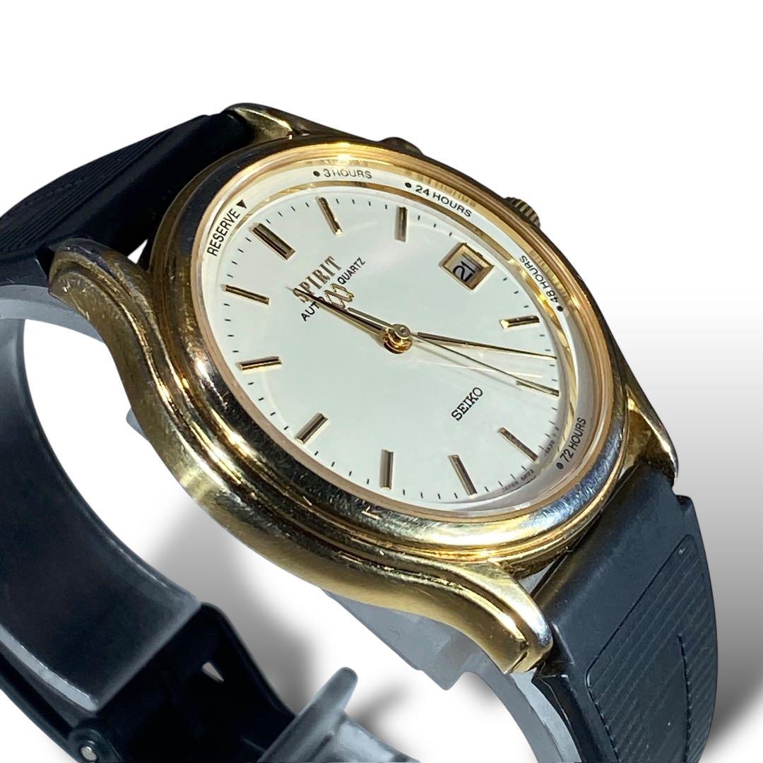 SEIKO/セイコー ◎ SPIRIT 5M22-6A10 自動巻き 腕時計