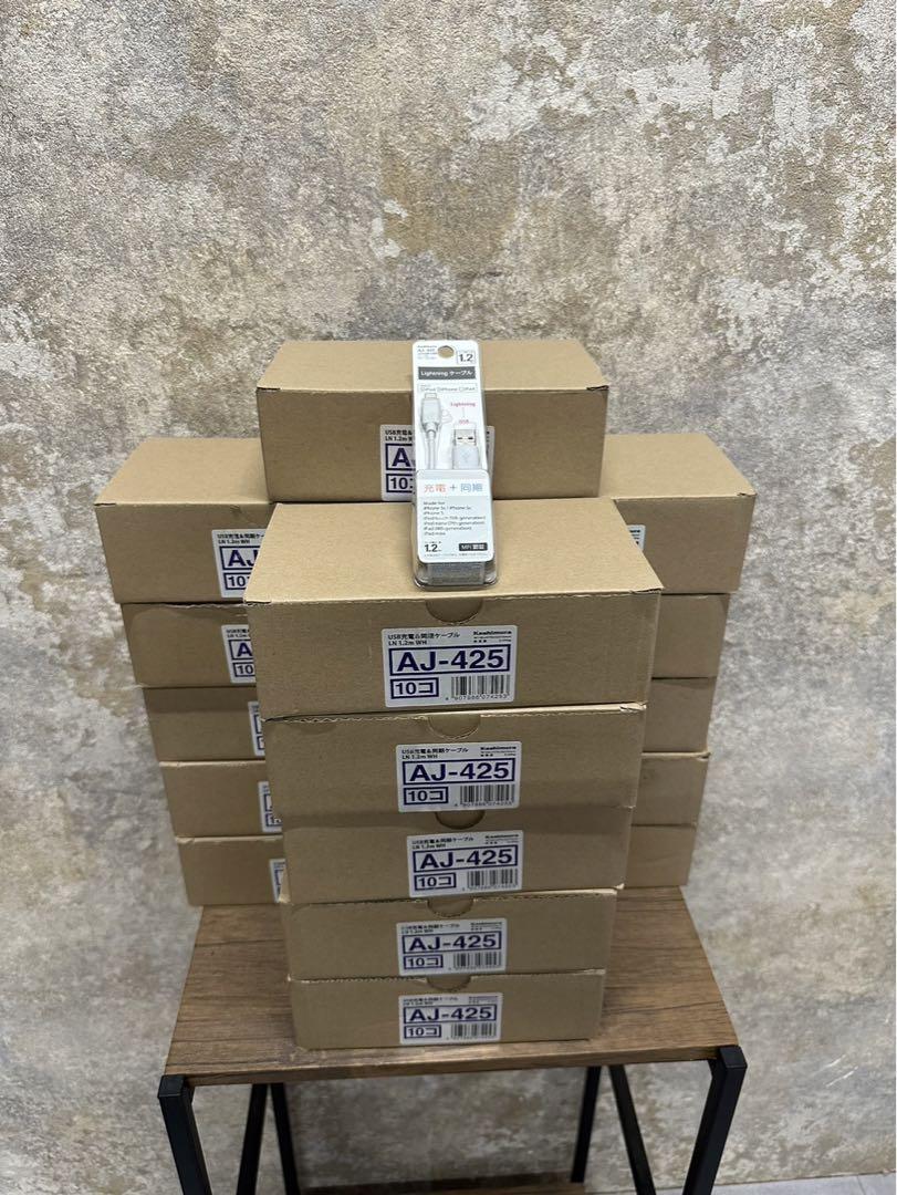 AJ-425 Lightning ケーブル 1.2m 160個セット