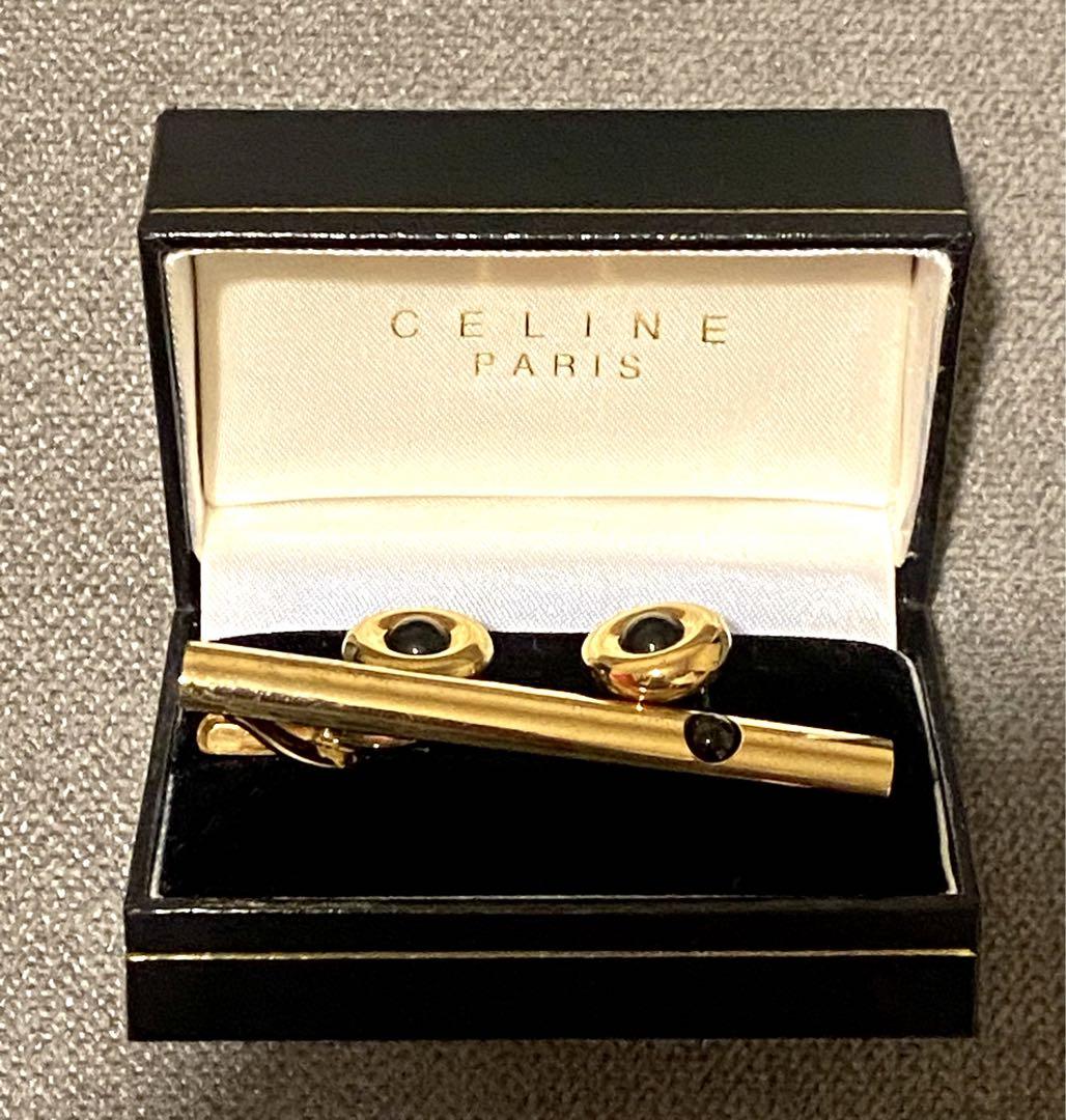 CELINE ネクタイピン カフス セット