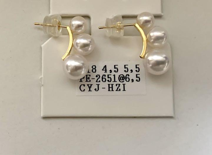 K18パールピアス K18パール ピアス