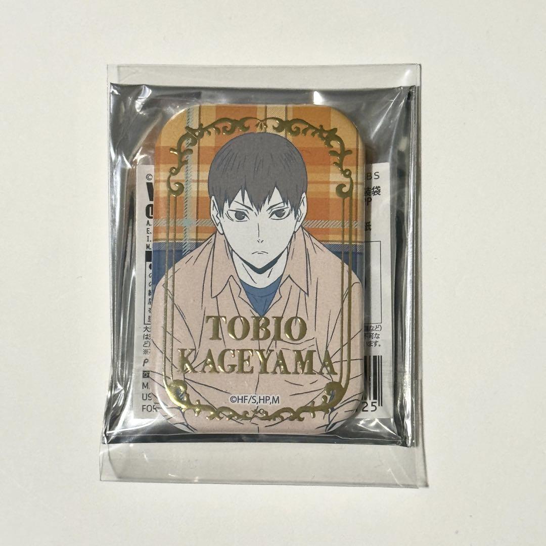 ハイキュー スクエア缶バッジ 影山飛雄　セブンネット　箔押し　レア ハイキュー スクエア缶バッジ 影山飛雄 セブンネット 箔押し レア