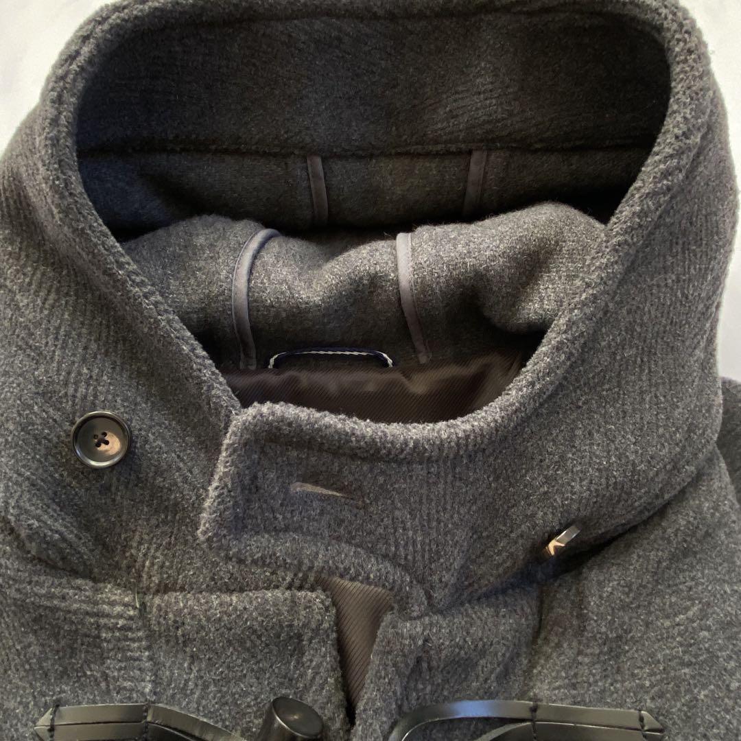SHIPS シップス Vallombrosa ヘリンボーンダッフルコート L