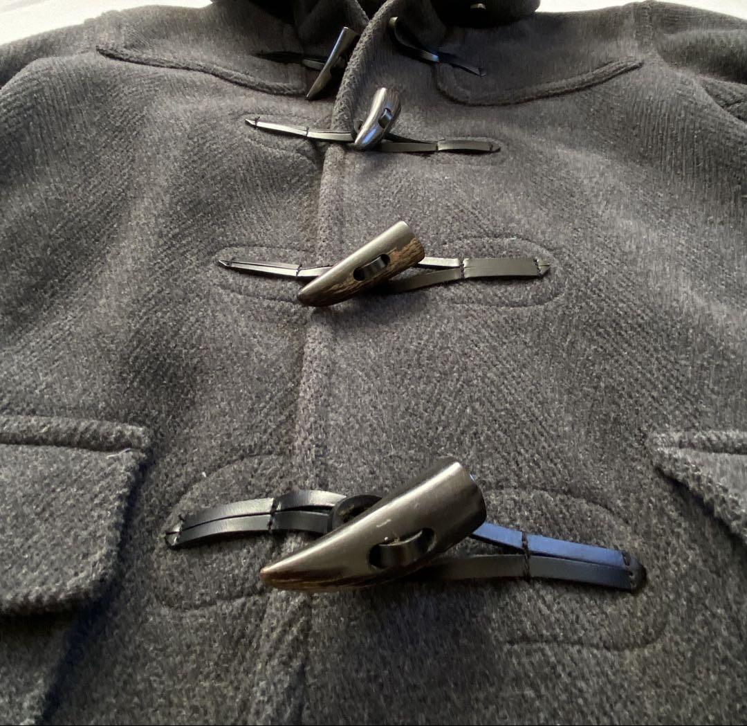 SHIPS シップス Vallombrosa ヘリンボーンダッフルコート L