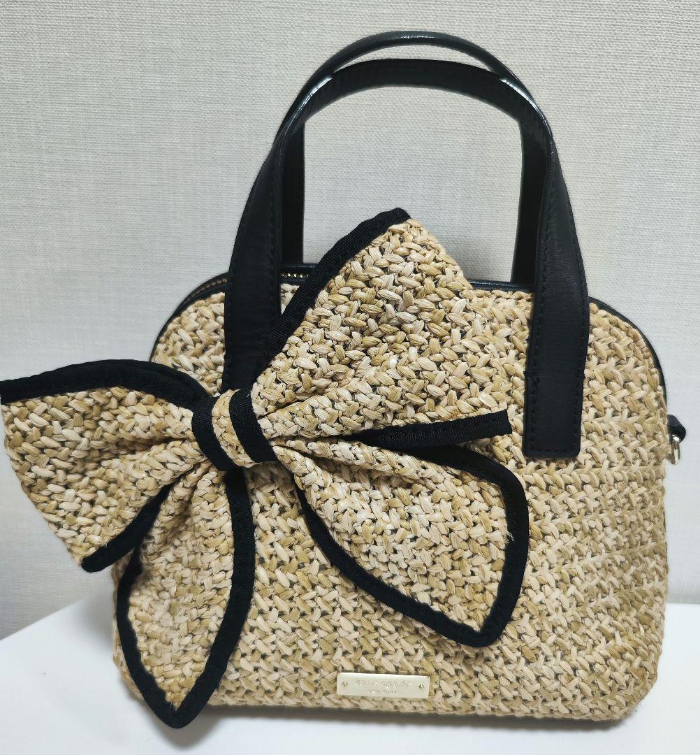 美品　ケイト・スペード　かごバッグ