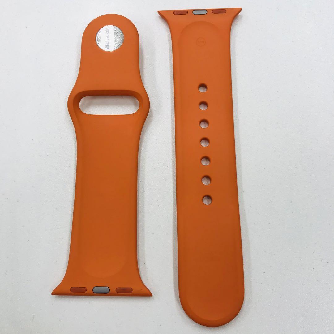#アップルウォッチ エルメス オレンジsports バンド applewatch