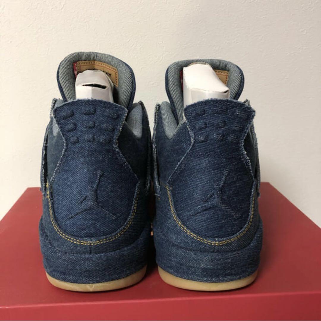 靴 Nike Air Jordan 4 Retro Levi's Denim