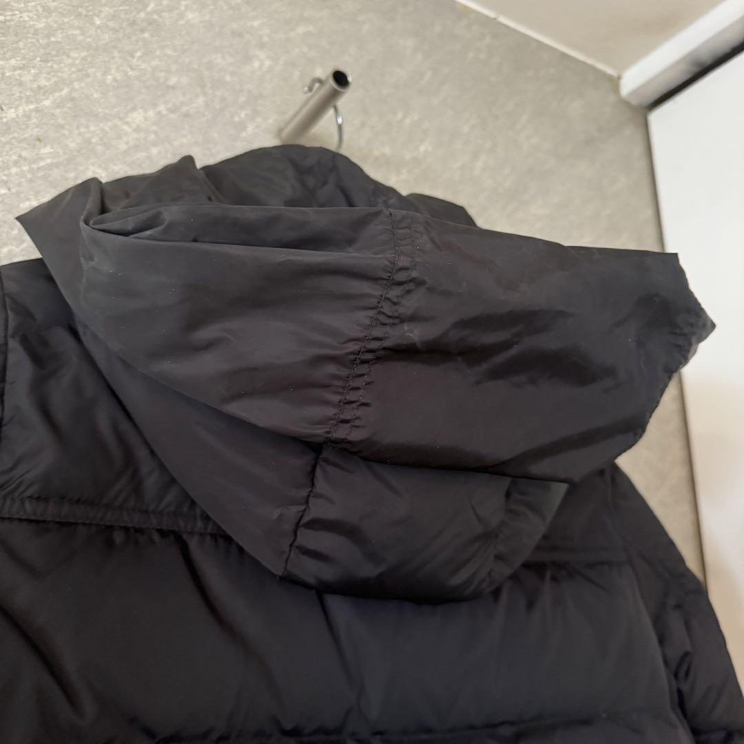 Moncler モンクレール SERRE 黒 ダウンジャケット フリル付 0