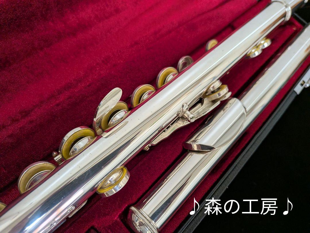 管楽器専門店‼️部活応援‼️頭部管銀製・ヤマハフルートYFL311後期 Eメカ