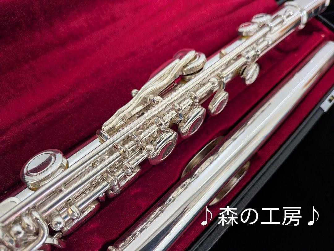 管楽器専門店‼️部活応援‼️頭部管銀製・ヤマハフルートYFL311後期 Eメカ