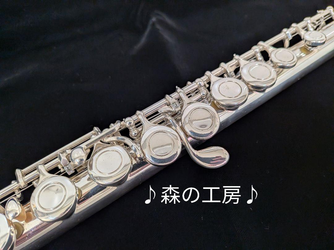 管楽器専門店‼️部活応援‼️頭部管銀製・ヤマハフルートYFL311後期 Eメカ
