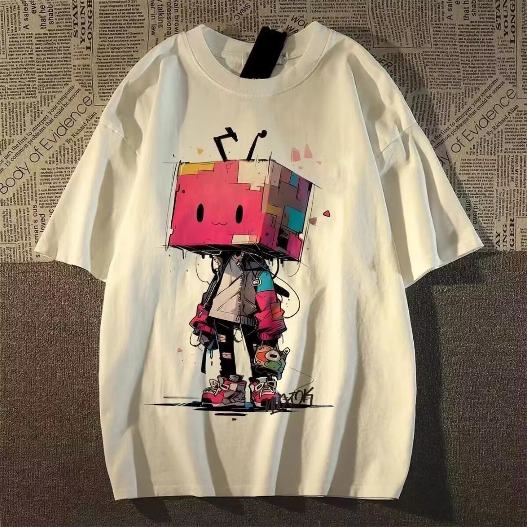 キャラクターイラスト オーバーサイズTシャツ
