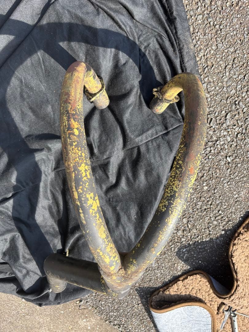 当時物BEETタイプ？CB250N 400N バブ ホーク マフラー 当時物