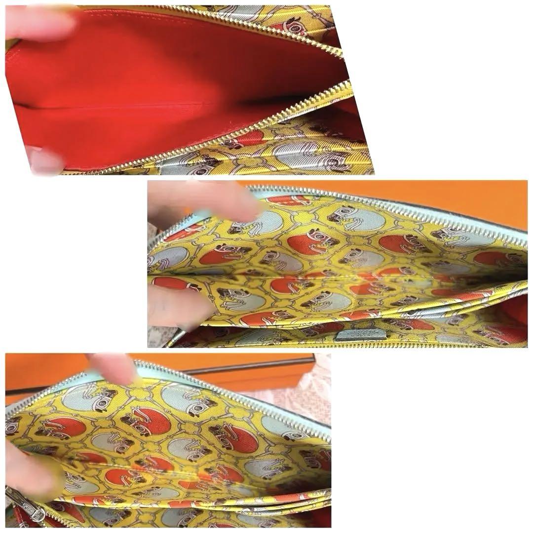 極美品★HERMES エルメス アザップ シルクイン ロング 革プル★正規品
