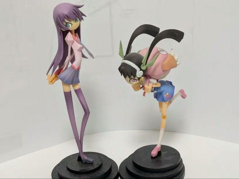化物語フィギュアセット(ウエダハジメ)　 戦場ヶ原・八九寺