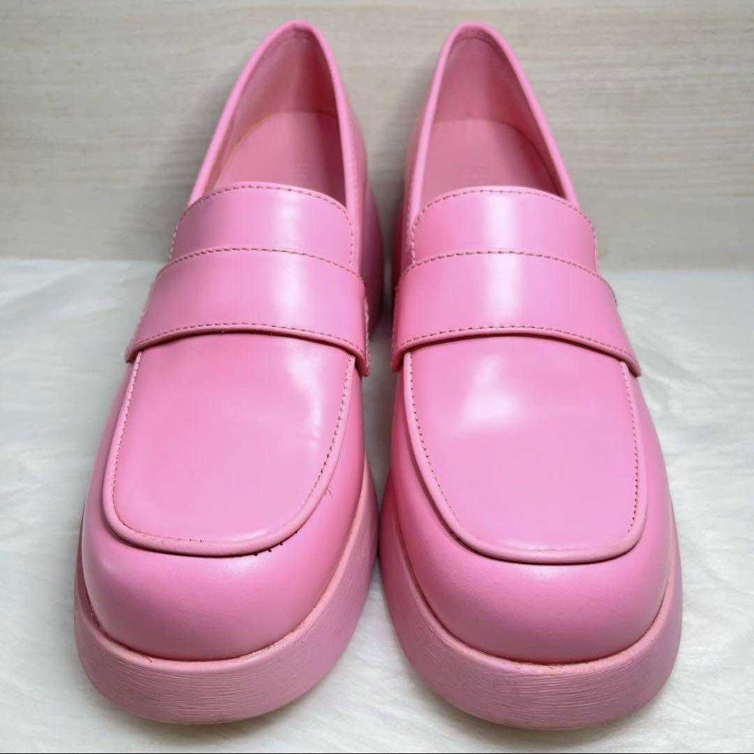 CAMPER カンペール　ローファー 厚底 ピンク