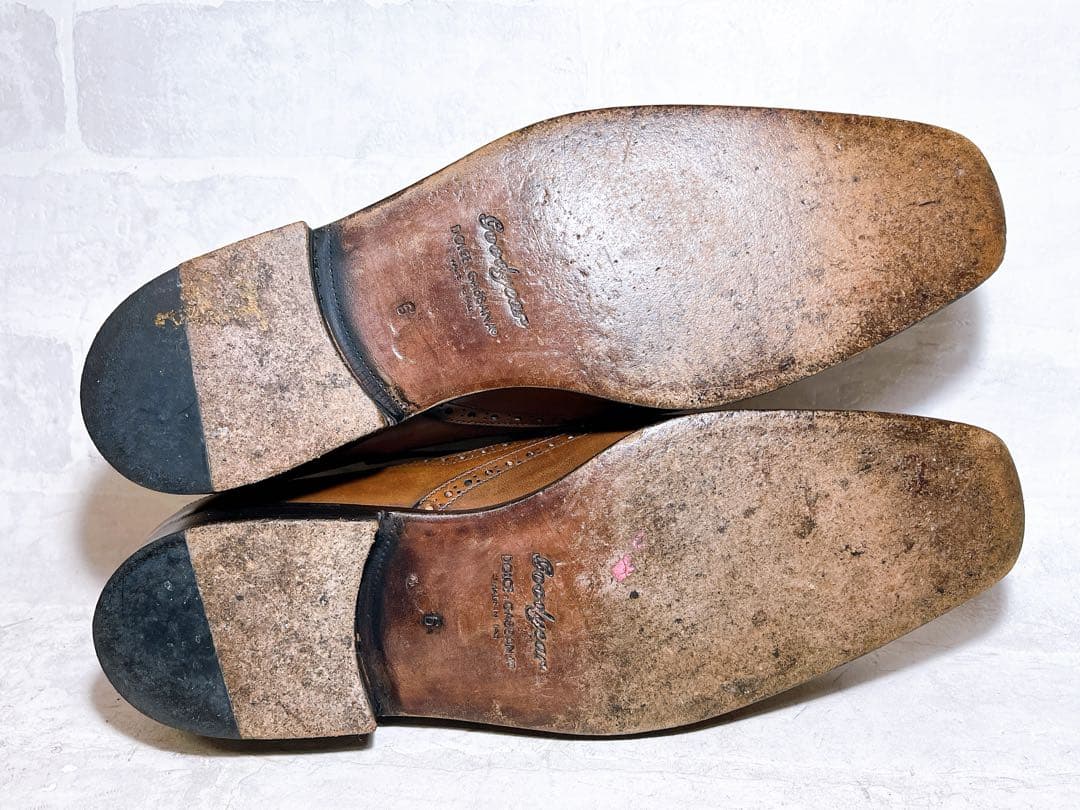 【美品】DOLCE & GABBANA ウィングチップ ドレスシューズ UK6