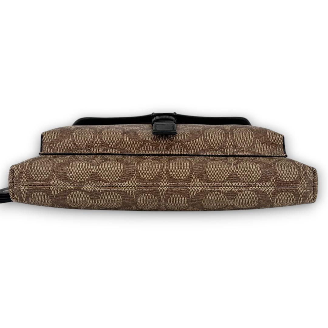 COACH シグネチャー PVCレザー レンジャー ポーチ セカンドバッグ コーチ レンジャー シグネチャー PVCレザー ポーチ セカンド
