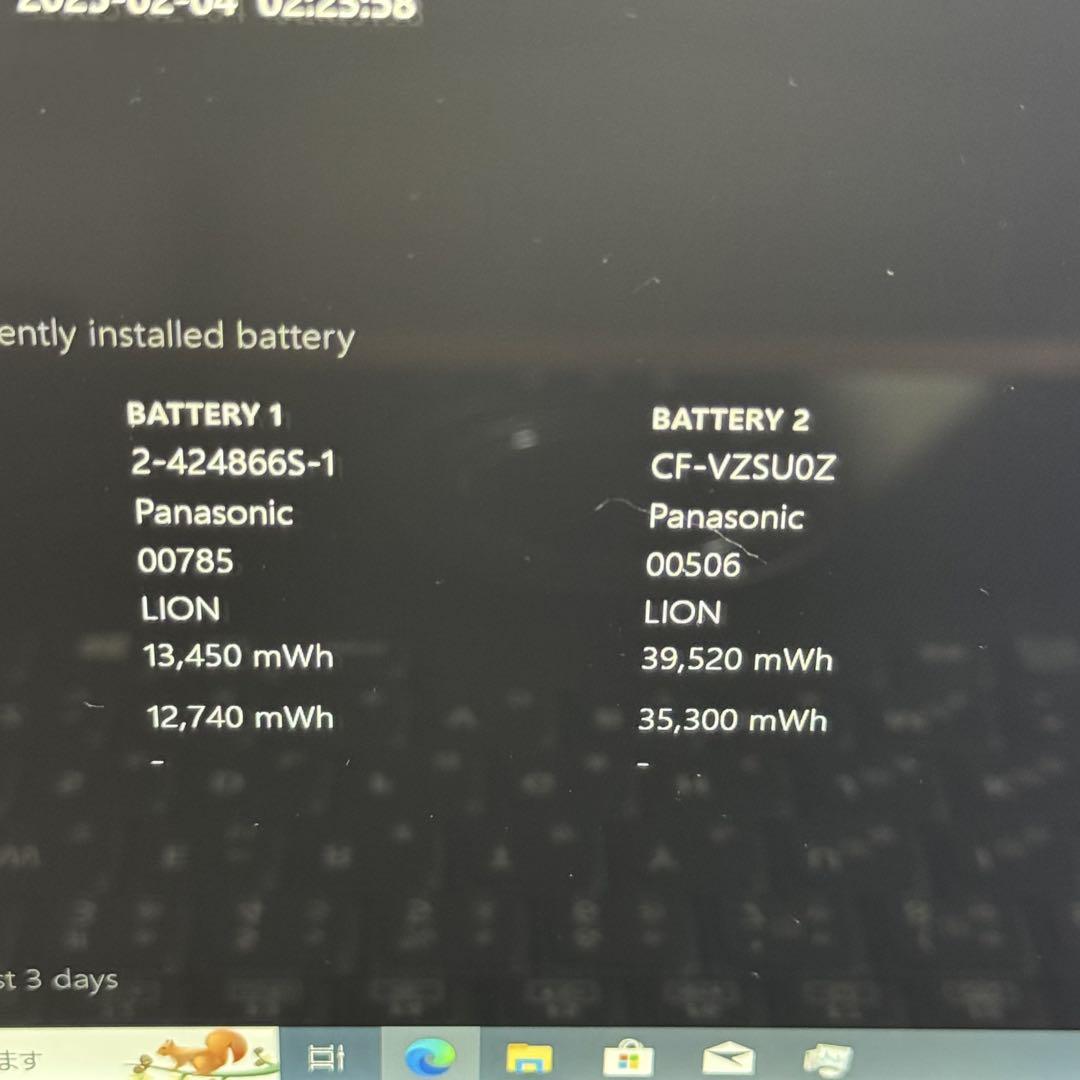 Let' note CF-XZ6 ブラック　i5-8GB/SSD 128GB