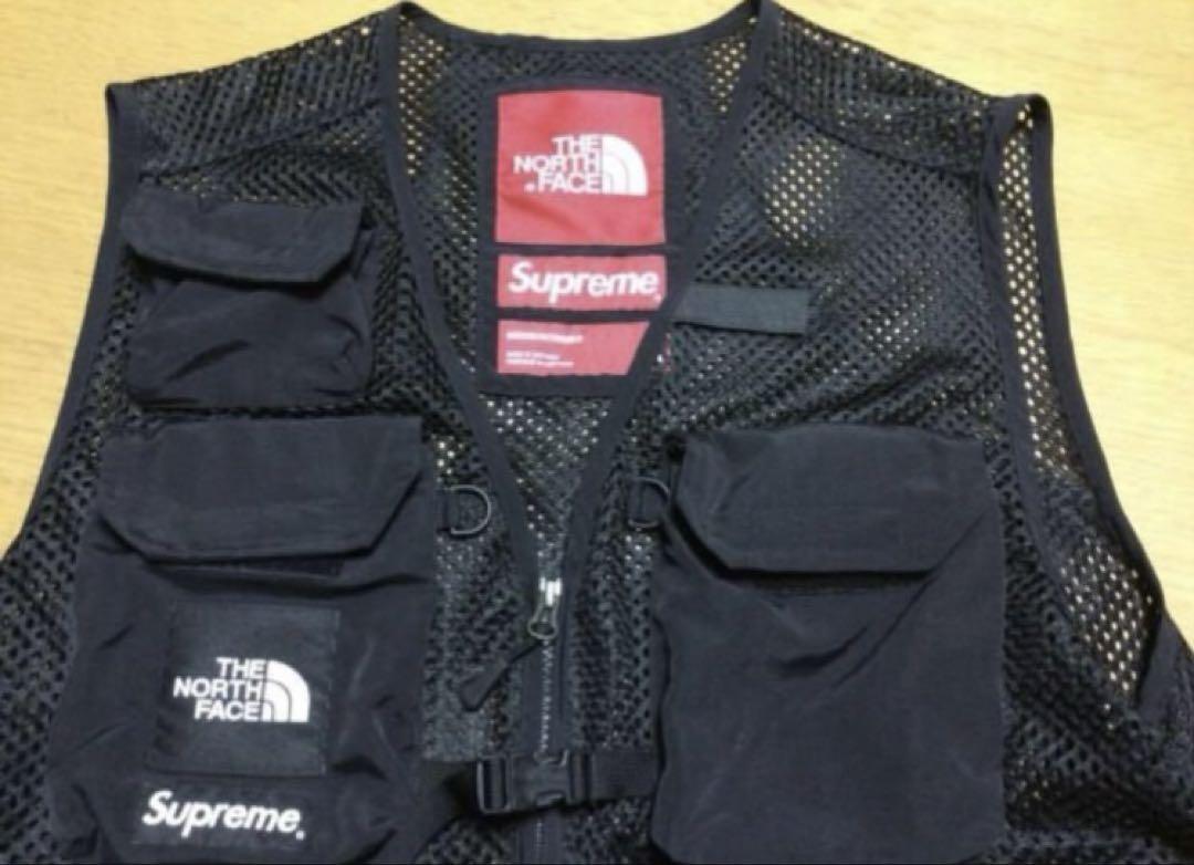 Supreme / The North Face Cargo Vest 黒　Ｍ