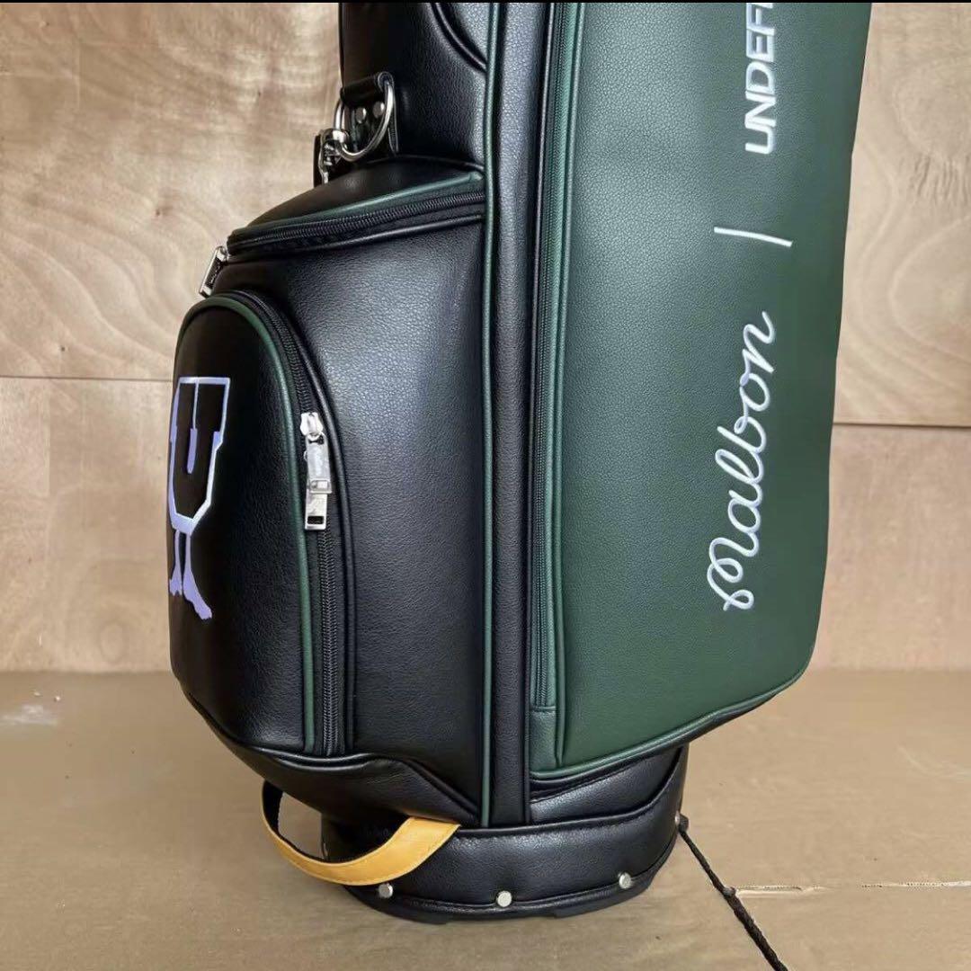 マルボン ゴルフ キャディバッグ malbon GOLF セルフスタンド 緑