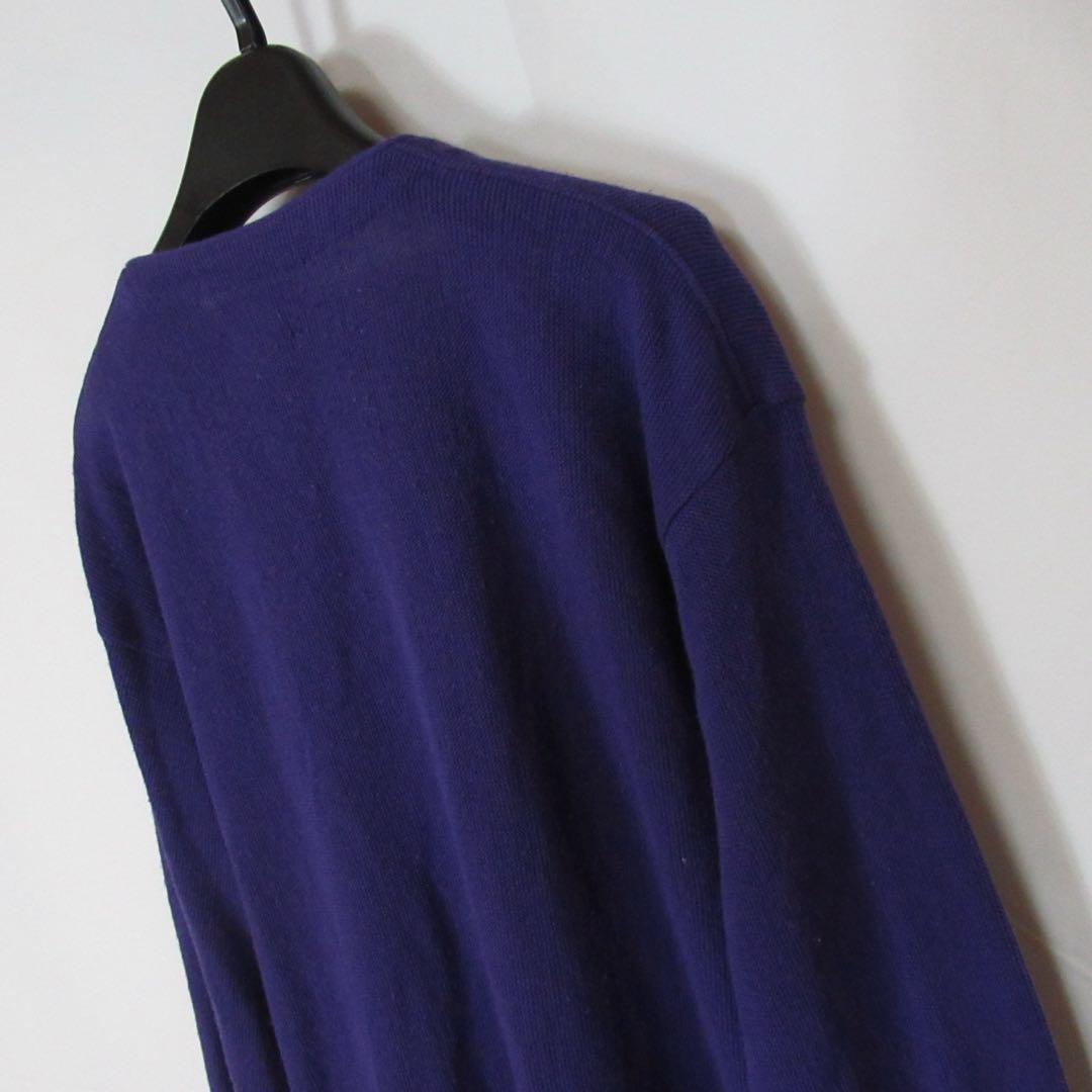 トップス IZOD LACOSTE / 80s acryl knit cardigan L