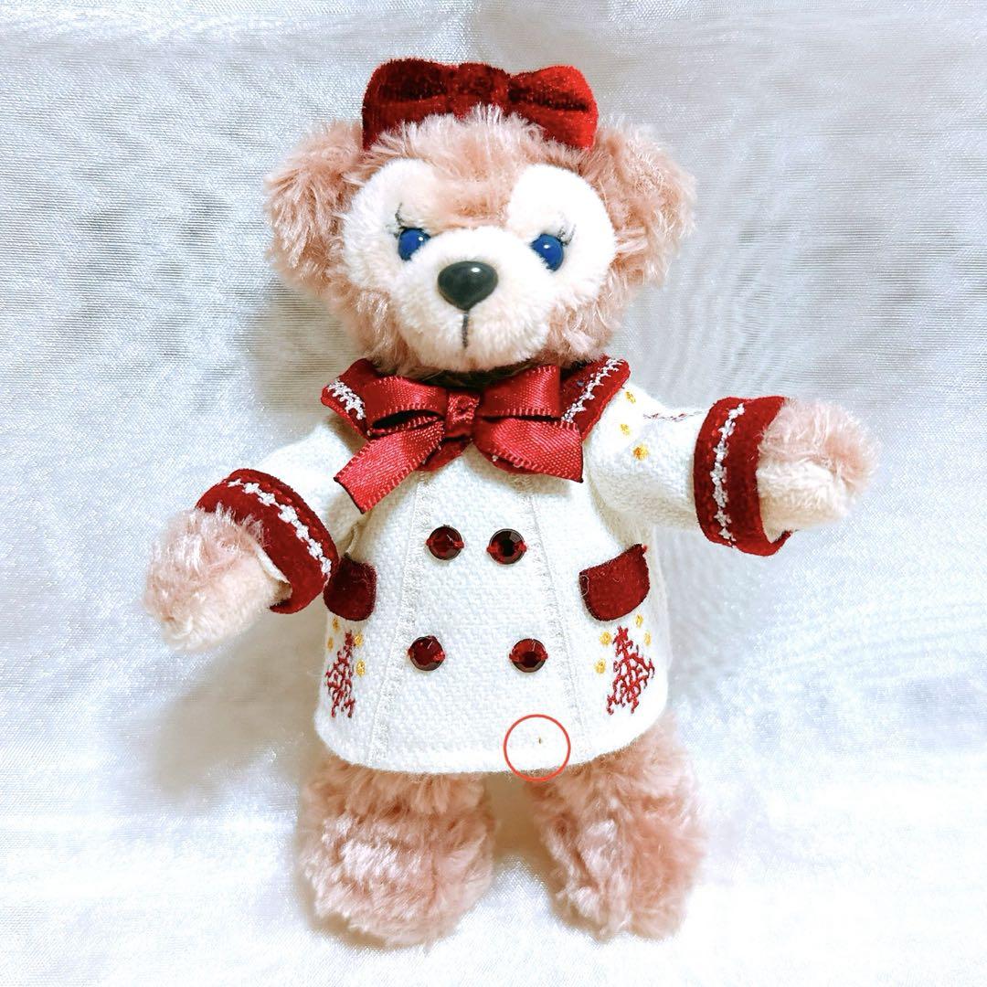 お顔厳選 ダッフィー ぬいぐるみバッジ クリスマス 2セット 新品タグ付き☆ お顔厳選 ダッフィー 2007 クリスマス