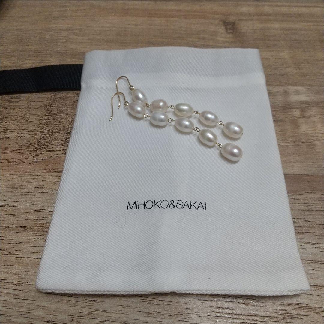 MIHOKOSAKAI】5パールピアス/Noble