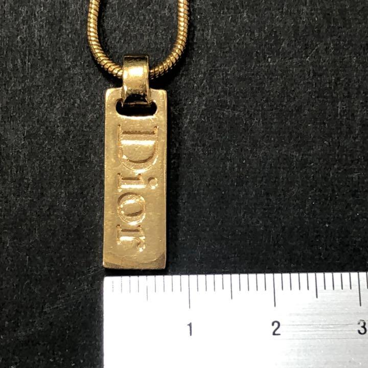日本製通販 Dior ディオール Diorロゴ ネックレス ゴールドカラー バータグ YOe1W-m59338188511 大得価安い