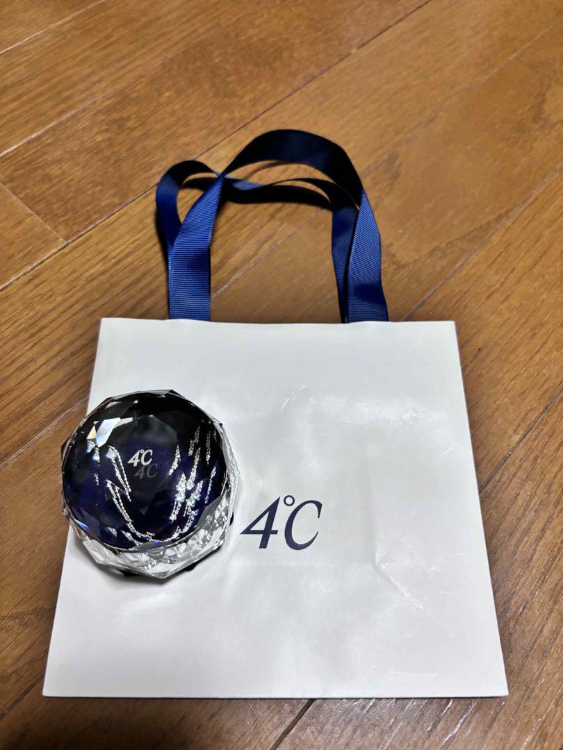 ほぼ新品K10WG ヨンドシー ブレスレット カナル 4℃ アクアマリン