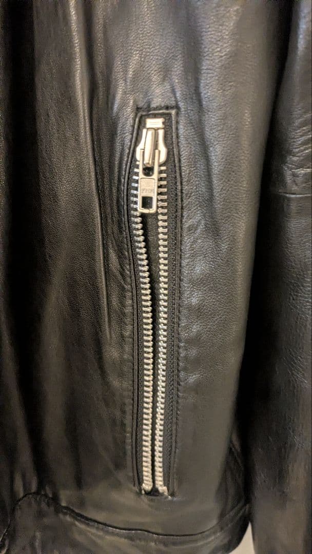 r*)様 SHIPS GENERAL SUPPLY ブラックレザージャケット L - メルカリ