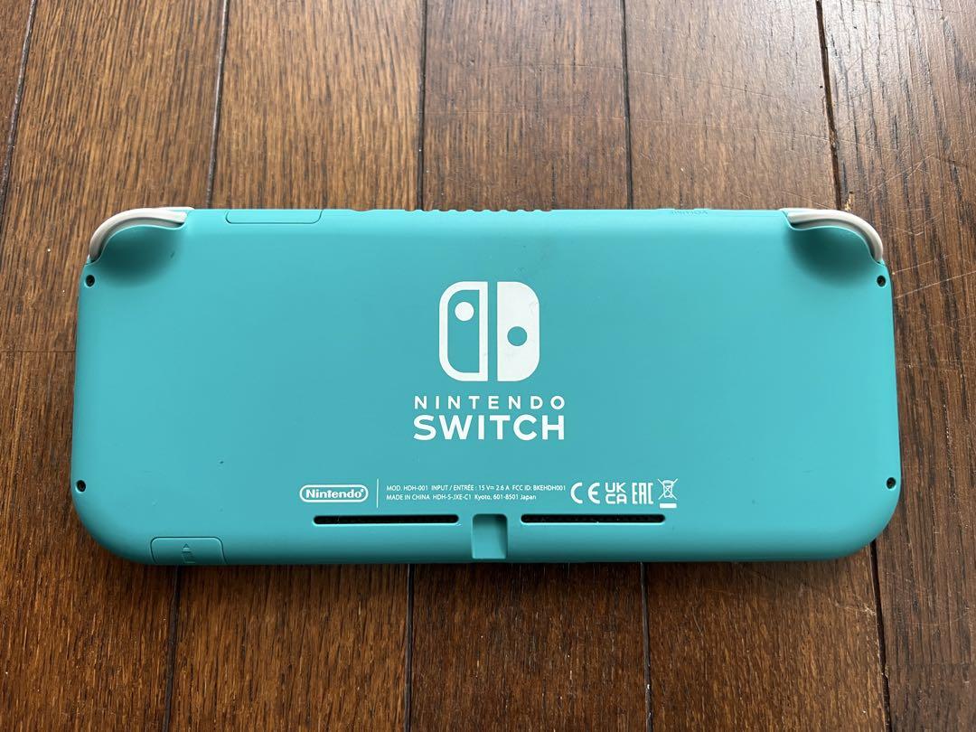 【送料無料】Nintendo Switch lite ターコイズ本体とアダプター