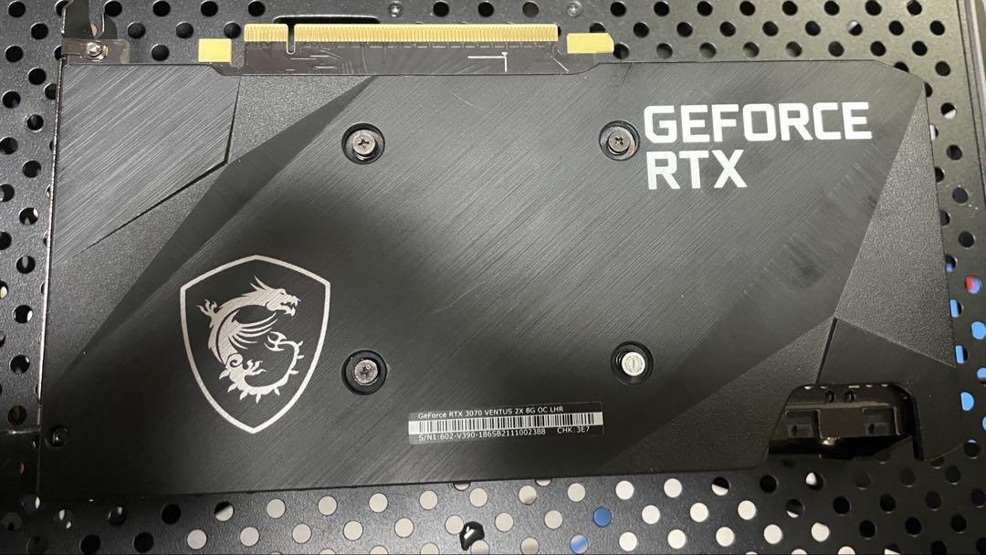 グラフィックボード・グラボ・ビデオカード MSI RTX3070 VENTUS 2X 8GB DDR6