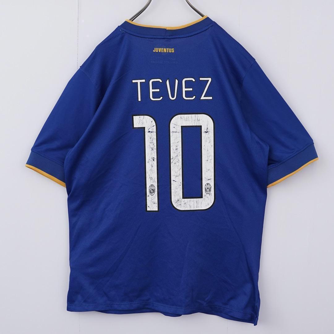 NIKE ナイキ ユベントス テベス サッカーシャツ 青 XL 13746