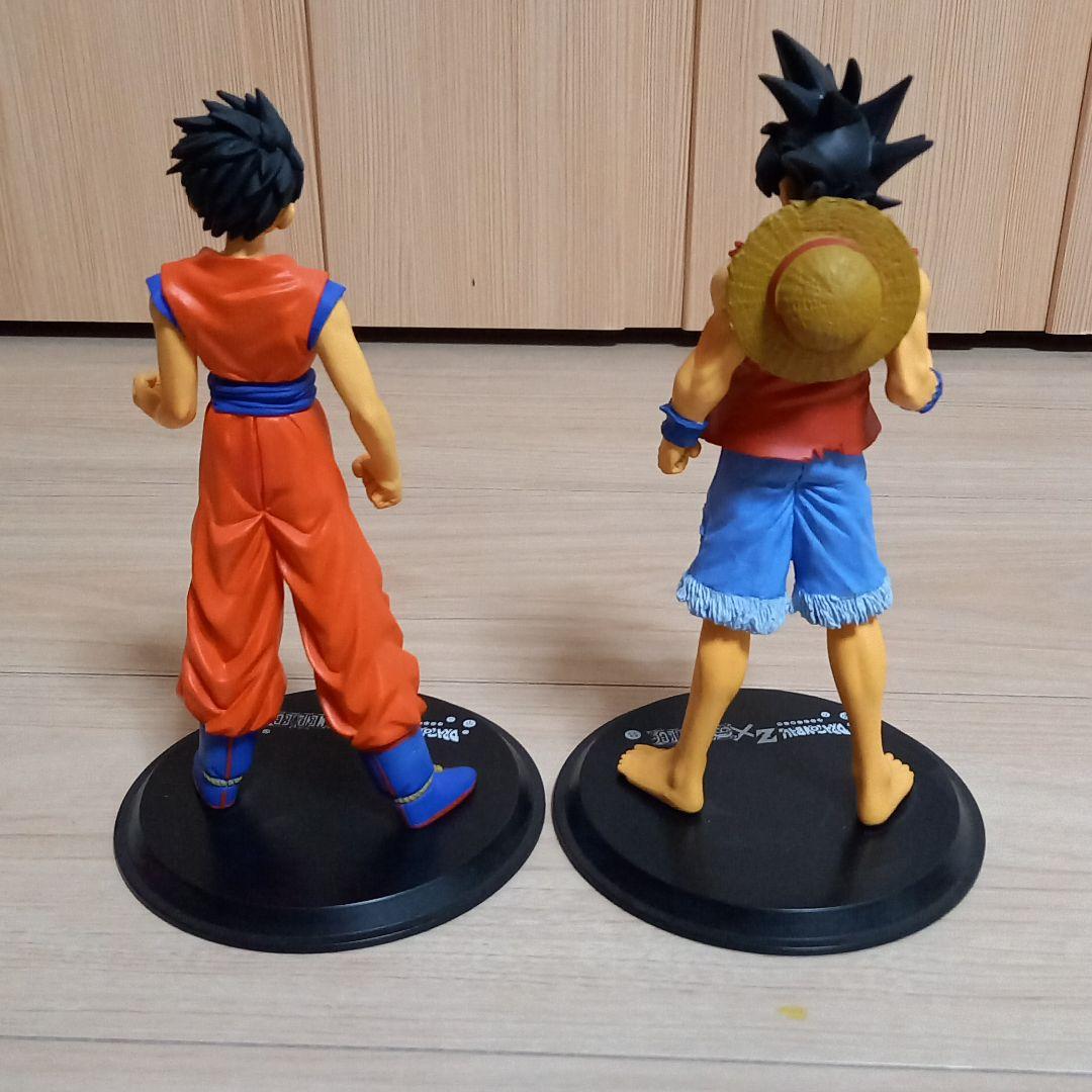 ドラゴンボールZ × ワンピース DX組立式フィギュア 悟空 ルフィ