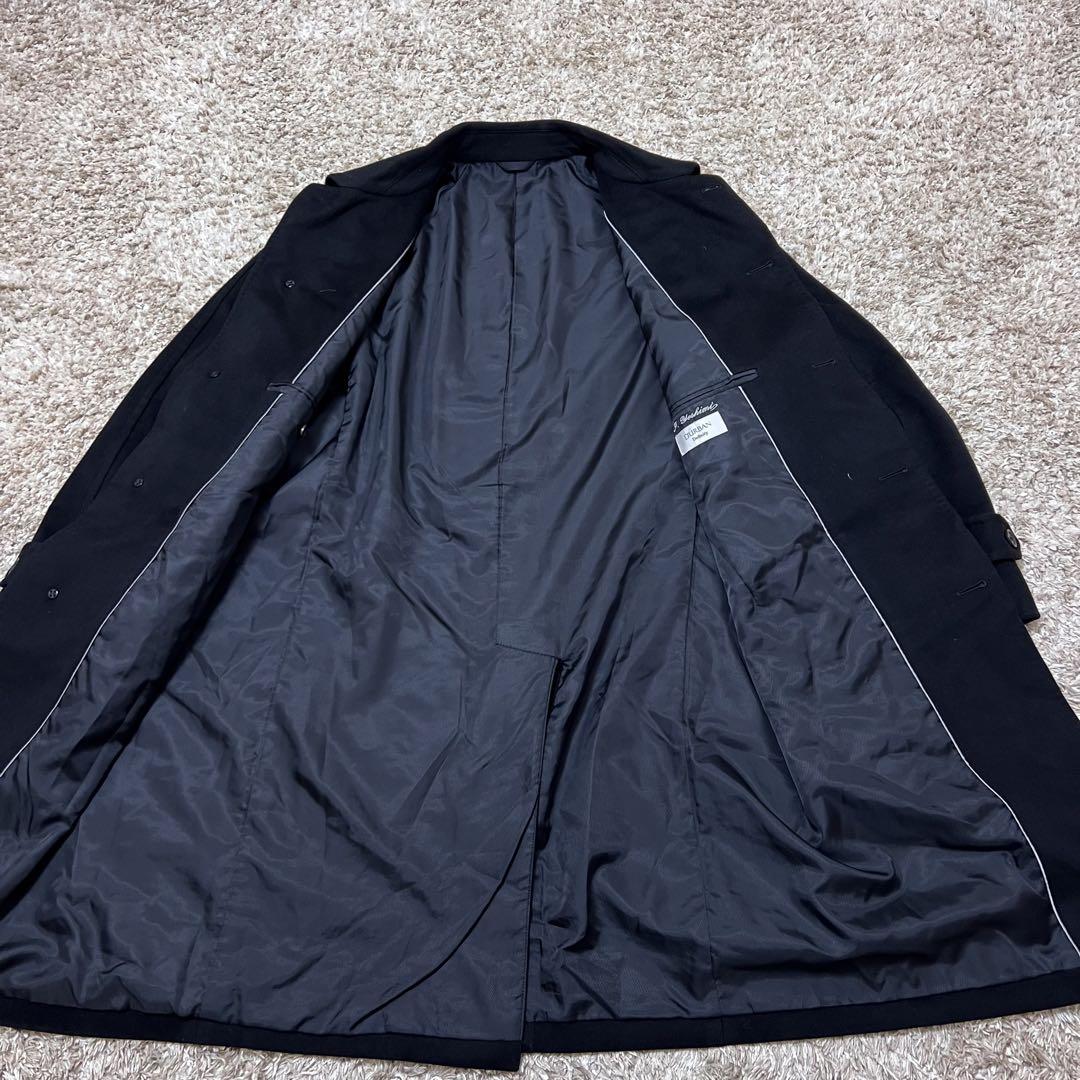 D'URBAN　ダーバン　ロングコート　カシミア80　ブラック