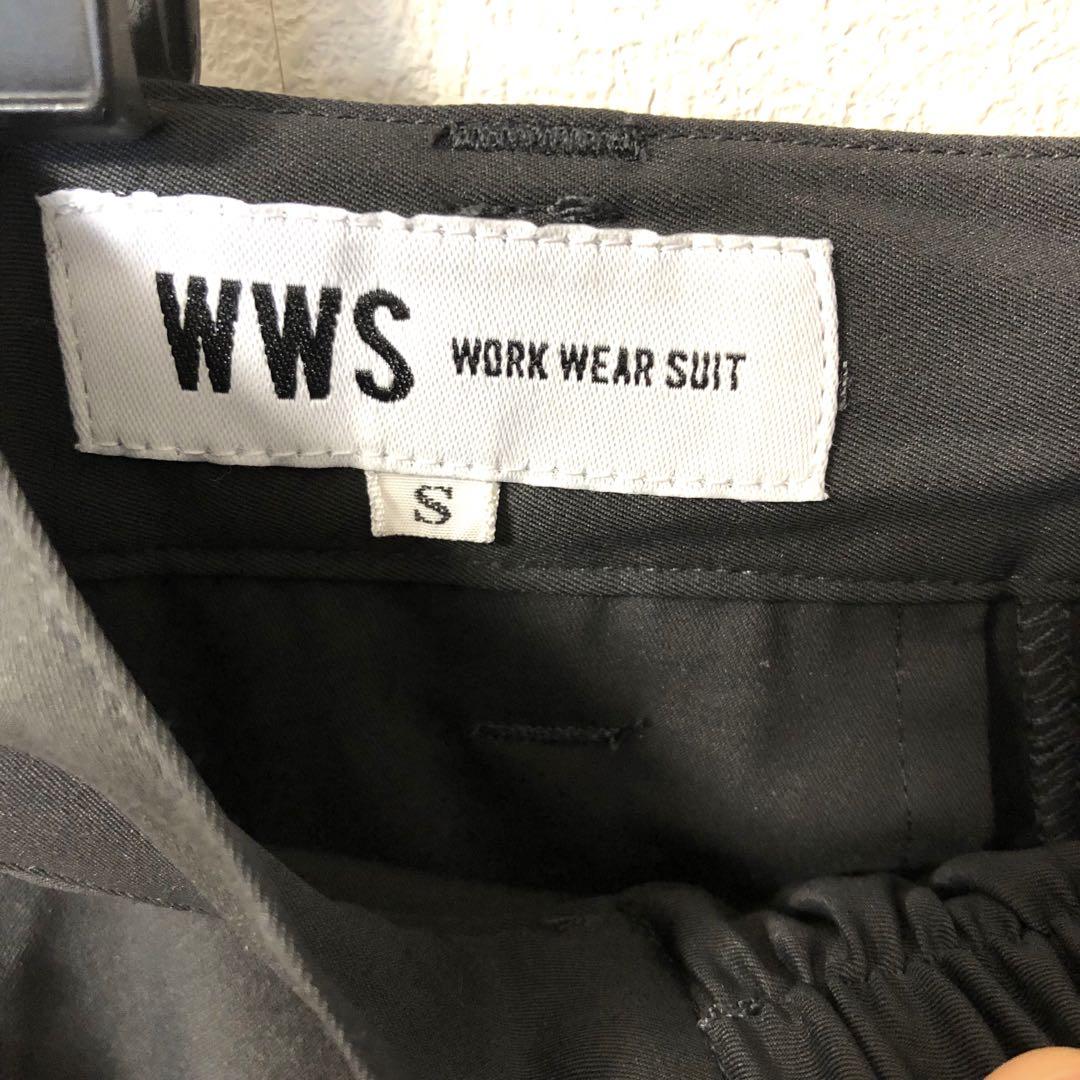 【美品】WWS テーラード ライト ジャケット パンツ スーツ　S