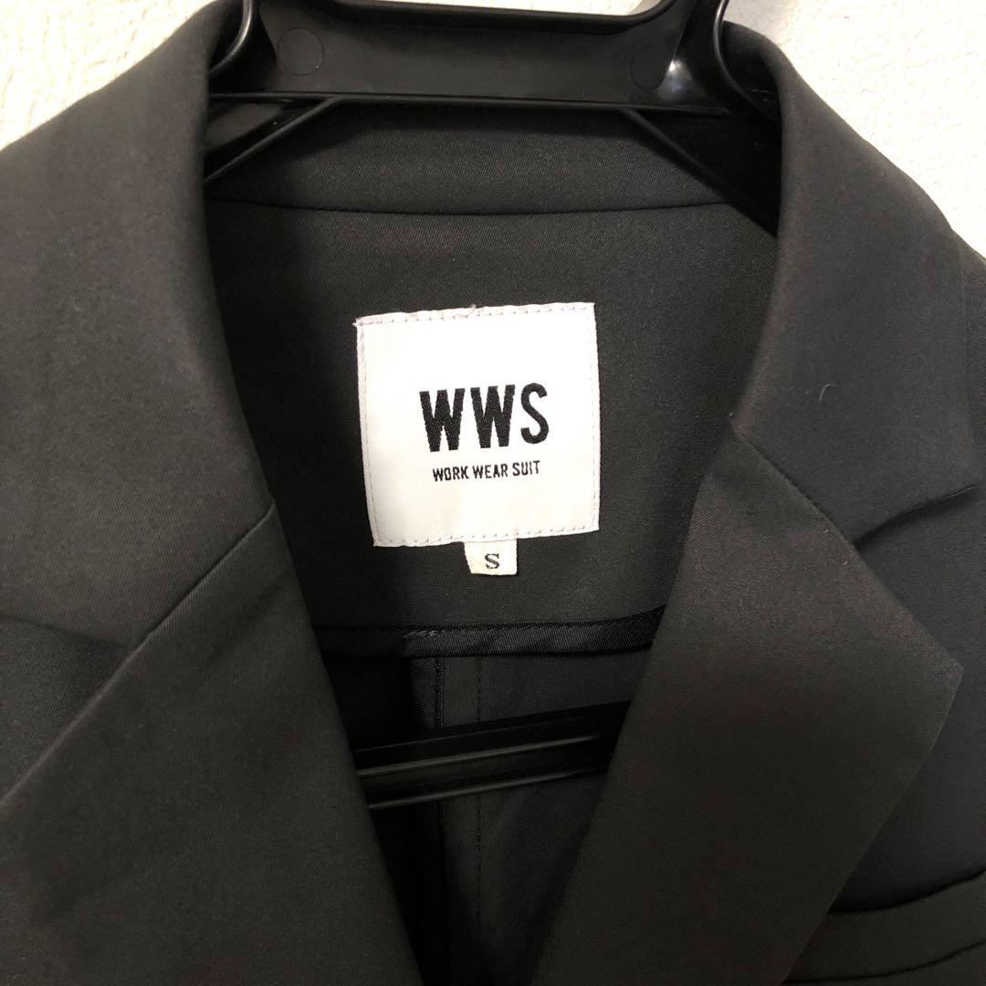 【美品】WWS テーラード ライト ジャケット パンツ スーツ　S
