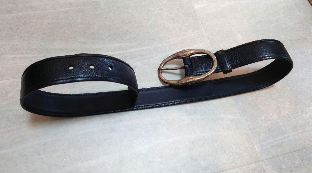 YVES SAINT LAURENT イヴ・サンローラン レザーベルト MENS
