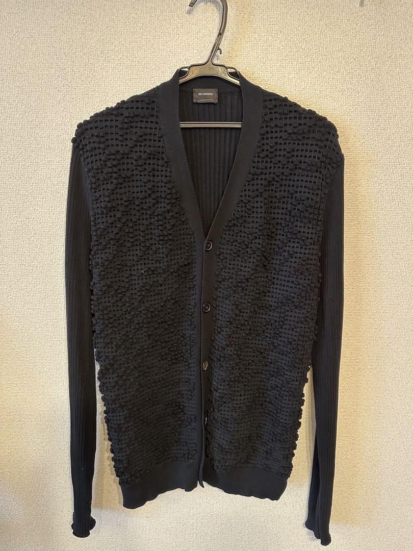JIL SANDER ブラック カーディガン