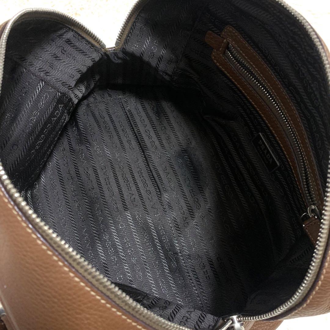 JBrown ミニボストン カデナ オールレザー デカロゴ 型押し