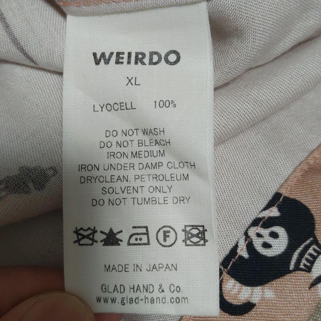 豊富な特価 ウィアード 総柄シャツ WEIRDO zhR0o-m59347840330 セール在庫