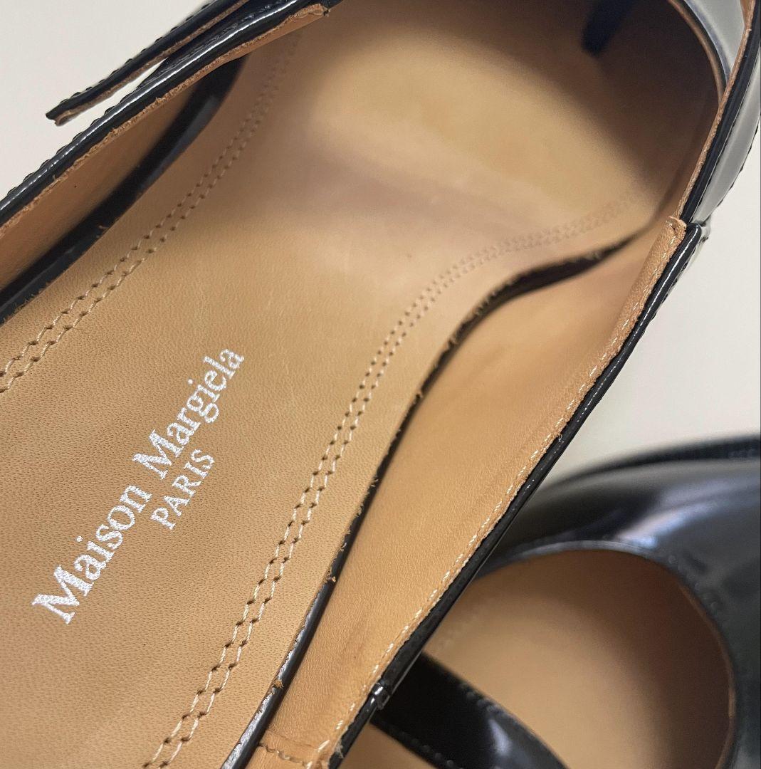 Maison Margiela ブラック フラットシューズ ミュール