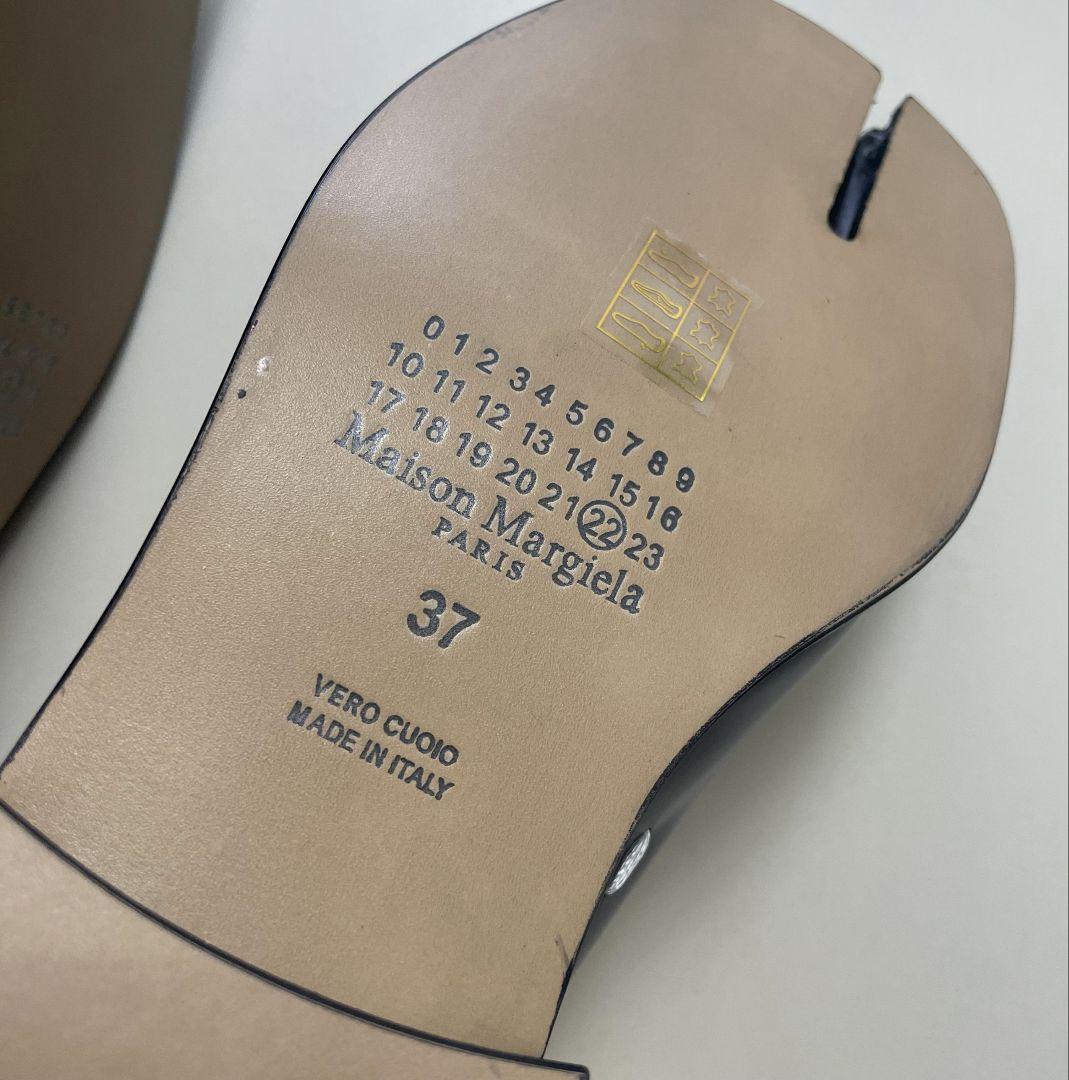 Maison Margiela ブラック フラットシューズ ミュール