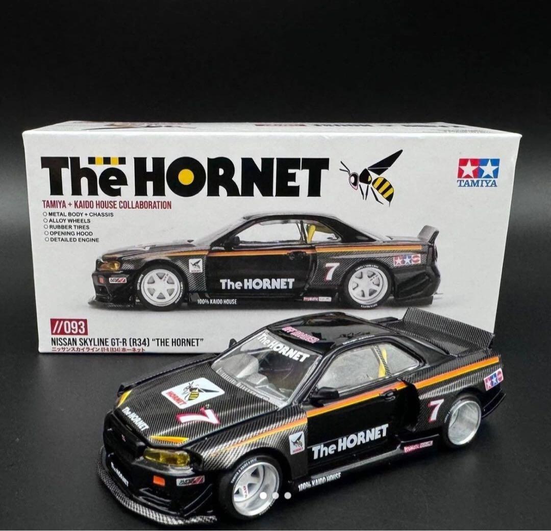 MINIGT 街道ハウス 93 日産 スカイライン R34 ホーネット 封印 MINI GT x 街道はうす 日産 スカイライン GT-R R34 ホーネット